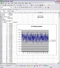 Экспорт данных DMM4020